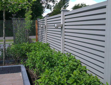 EGS WPC legno composito pareti doghe stone grey