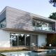 Rivestimento facciate esterne in schiuma di PVC Kerrafront Wood Effect Foiled Concrete Oak
